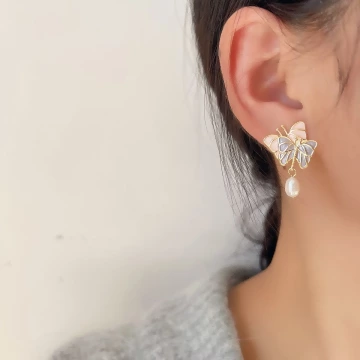 蝶入花間×吊墜耳環 .avif