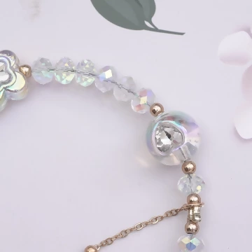 彩蝶水晶串珠×手機腕帶掛繩×透明.avif
