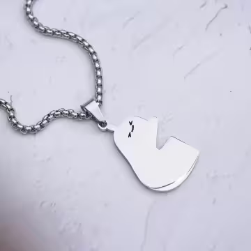 316鋼飾×貼貼小可愛×姐妹閨蜜情侶項鍊組