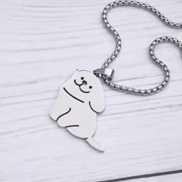 316鋼飾×馬爾濟斯×姐妹閨蜜情侶項鍊組