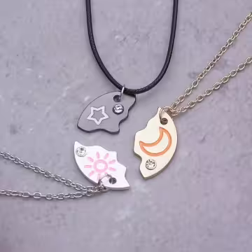 星星太陽月亮×姐妹閨蜜項鍊組