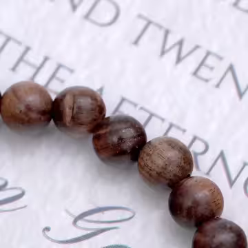 琉璃木珠×固定式串珠手鍊