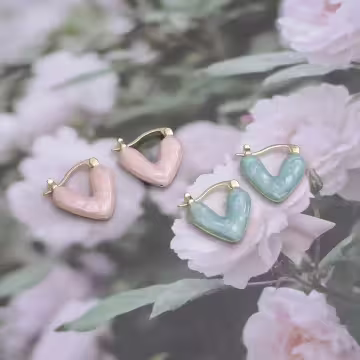 小桃心&times;耳環&times;共二色