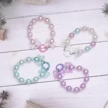 糖果紙炫彩蝴蝶結×手機腕帶掛繩×彩色