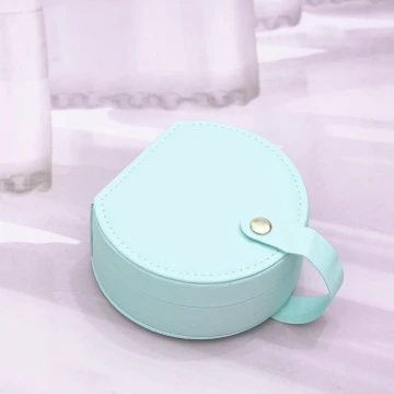 半月形皮革×小手提飾品盒×綠色.avif