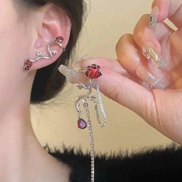 血色玫瑰×U型耳骨夾.avif