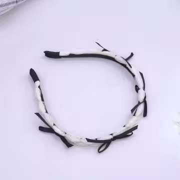 蝴蝶結蕾絲帶&times;髮箍&times;共二色