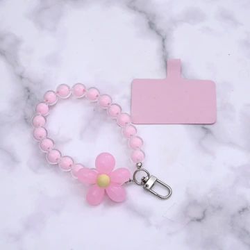 果凍小花朵×手機手提吊飾掛繩×粉紅.avif