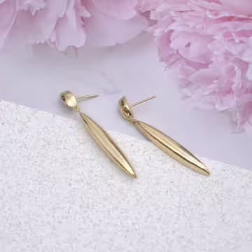 顯瘦簡約細柳×吊墜耳環