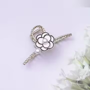 一朵山茶花×鯊魚夾×共二色