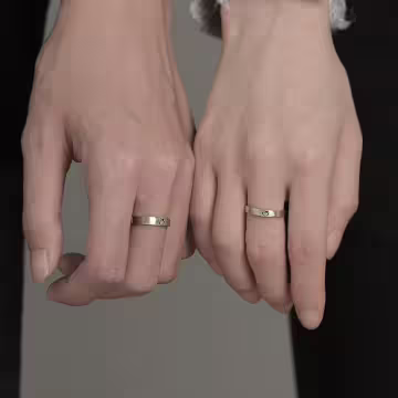 相視而笑×情侶對戒