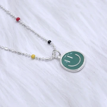 925銀飾×彩色笑臉×鎖骨項鍊×共四色.avif