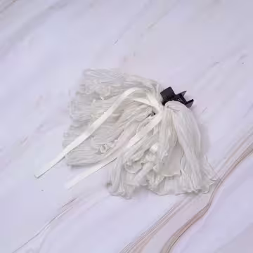 垂墜感薄紗蕾絲珍珠&times;蝴蝶結&times;抓夾&times;共二色