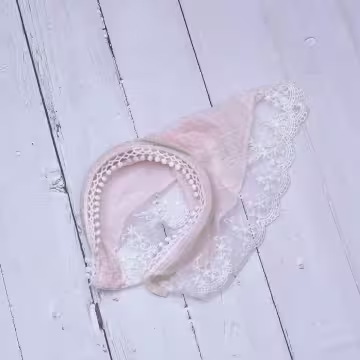 蕾絲頭巾造型&times;髮箍&times;共二色
