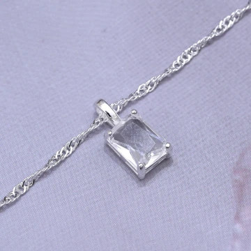 925銀飾×方糖晶鑽×鎖骨項鍊.avif