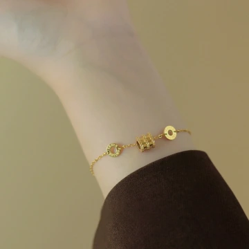 316鋼飾×小花朵 ×手鍊×玫瑰金.avif