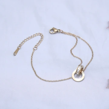 316鋼飾×小花朵 ×手鍊×玫瑰金.avif