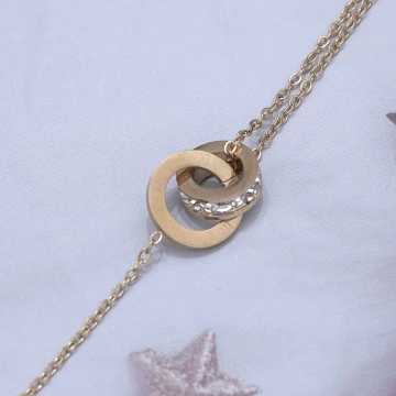 316鋼飾×小花朵 ×手鍊×玫瑰金.avif