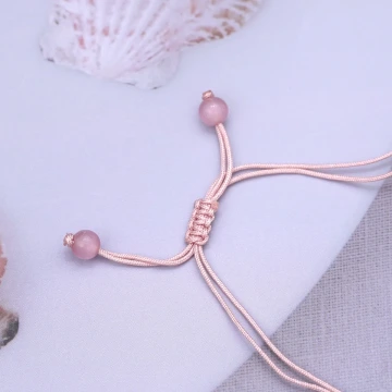 蝴蝶結愛心珠珠×拉繩項鍊×粉紅.avif