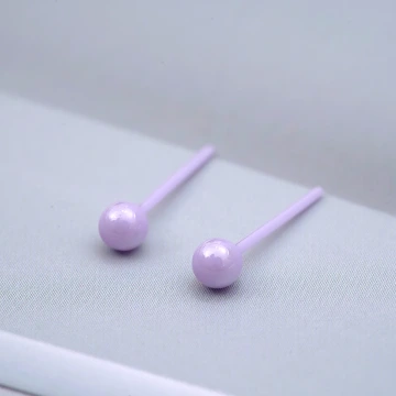小圓珠×陶瓷×養耳棒×二套件耳環組×紫色.avif