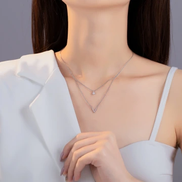 925銀飾×疊加V字單鑽×鎖骨項鍊.avif