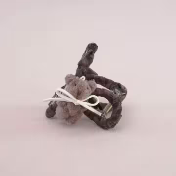 菱格小熊×鯊魚夾×共 二色