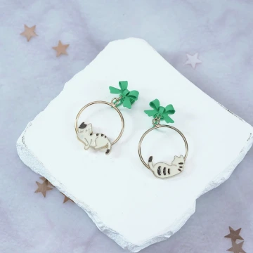 貓咪與雕魚燒×六套件單邊耳環組.avif