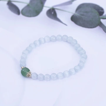 白貓眼石招財貓×固定式串珠手鍊.avif