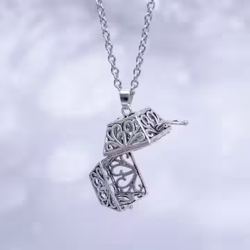 鏤空雕花寶箱×百寶盒×長項鍊