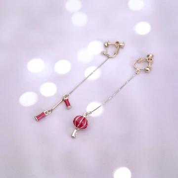 朱槿磚紅璀金亮面×穿戴式手指甲片×二十四入 .avif