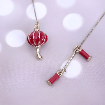 朱槿磚紅璀金亮面×穿戴式手指甲片×二十四入 .avif