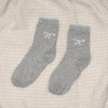 藍灰少女心&times;中筒襪&times;四雙套件襪子組