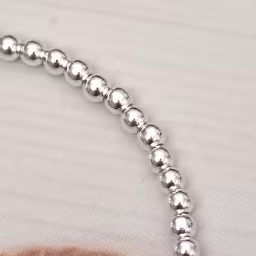 925銀飾&times;極簡黑愛心&times;串珠手環