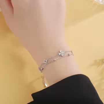 925銀飾&times;花語心願&times;雙層手鍊