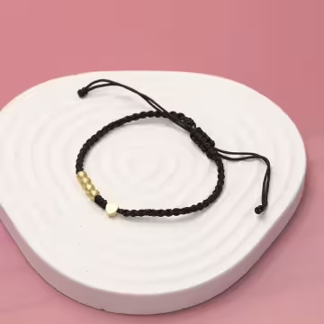 真心&times;黑繩&times;抽繩手鍊