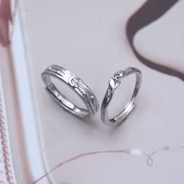 小王子與荊棘玫瑰×情侶對戒