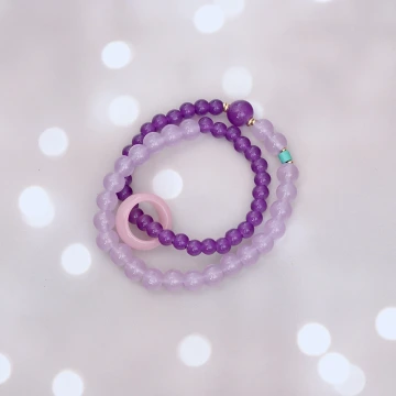 香芋小兔&times;固定式串珠手鍊.avif