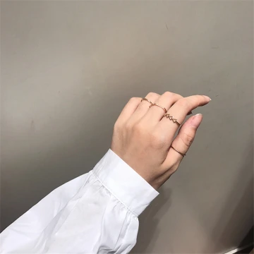 異形金屬珍珠&times;三套件戒指組.avif