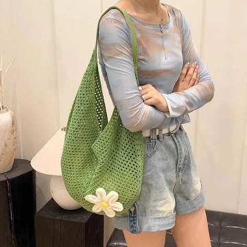黑白線條&times;針織&times;單肩背包.avif
