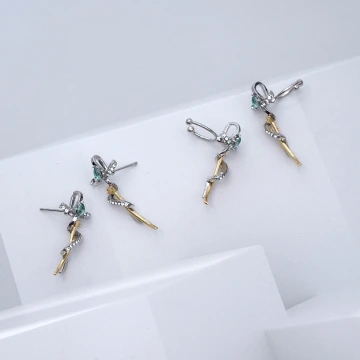 十字纏繞晶鑽&times;U型耳骨夾.avif