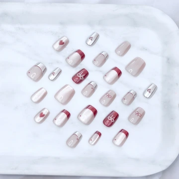 貓眼繽紛小花亮面×穿戴式手指甲片×二十四入.avif