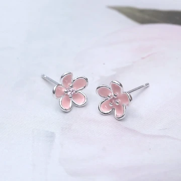 925銀針&times;桃花開&times;耳針.avif