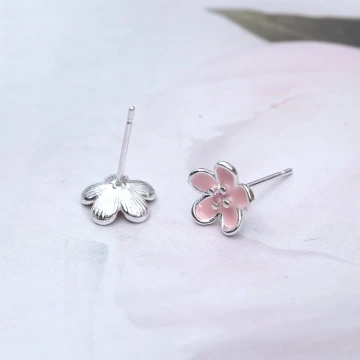 925銀針&times;桃花開&times;耳針.avif