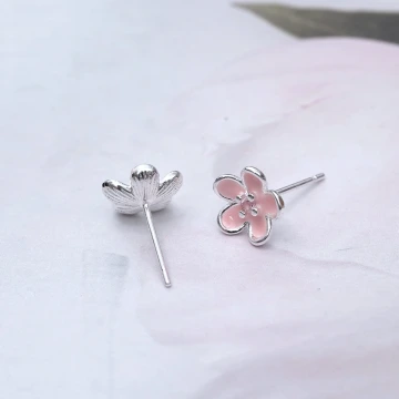 925銀針&times;桃花開&times;耳針.avif