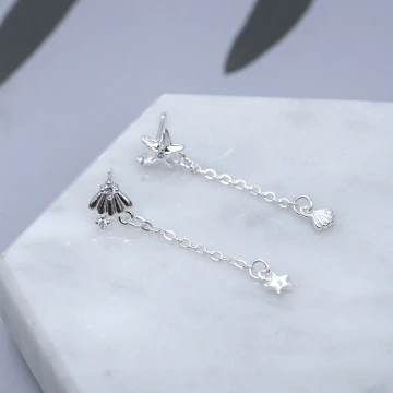 925銀針&times;羅紋蝴蝶領結&times;耳針.avif